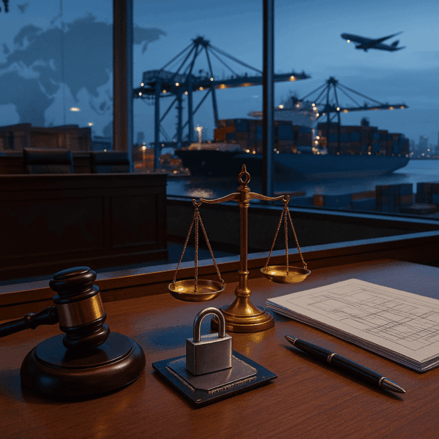 International Trade Court Ip Lawsuit Gavel