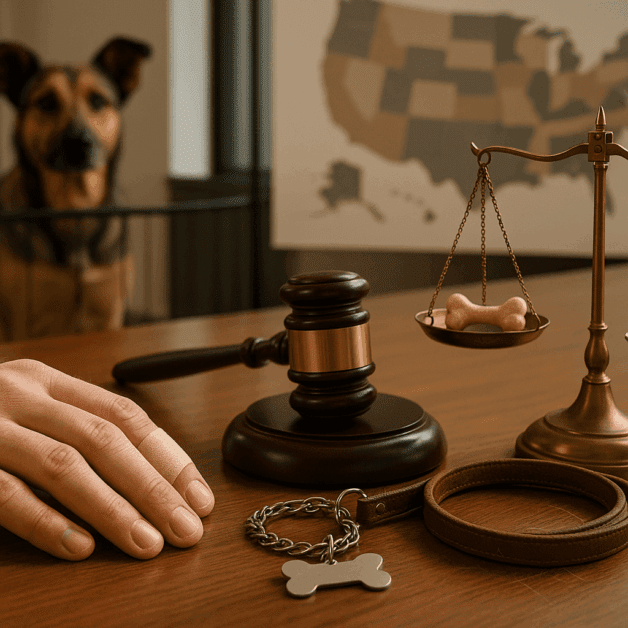 Dog Bite Laws Map Showing Us States