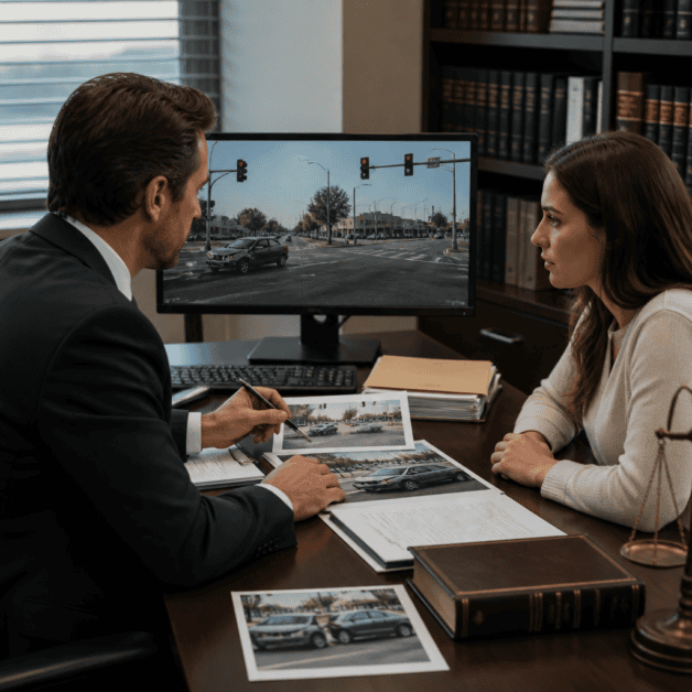 How to Prove Fault in a Left-turn Car Accident Claim when Both Drivers Say They Had a Green Light
