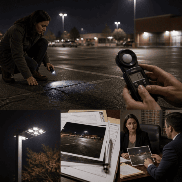How to Prove Inadequate Lighting Caused a Parking Lot Slip-and-fall in Phoenix, Arizona