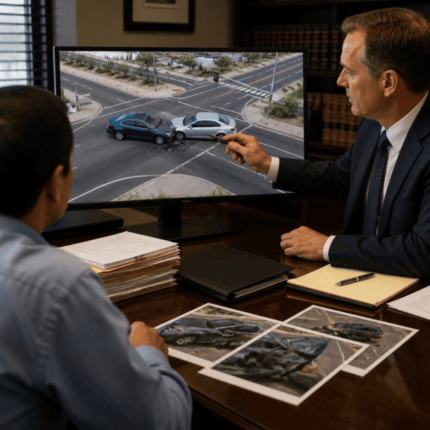How to Prove Fault After a Left-turn Car Accident in Phoenix, Arizona