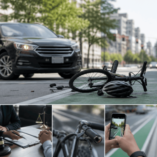 How to File a Bicycle Accident Claim in Austin, Texas when a Driver Failed to Yield at a Dedicated Bike Lane